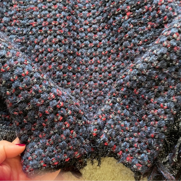 Maje Mask Bouclé Cardigan size 1 - Picture 9 of 9